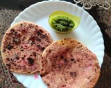 A picture of step 13 of SATTU BEETROOT PARATHA..