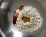 A picture of step 1 of Daal Dhokli.