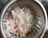 A picture of step 1 of Carrot and radish salad.