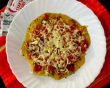 चीला पिज़्ज़ा (Cheela pizza recipe in hindi) रेसिपी चरण 5 फोटो