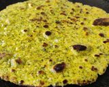 A picture of step 16 of Arbi leaves Paratha.