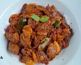 Foto langkah ke 5 dari resep Tumis Kerang Bumbu Rujak.