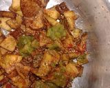 A picture of step 4 of Aloo chaat.