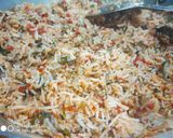 A picture of step 3 of Schezwan Fried Rice.