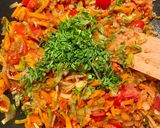 Une image de l'étape 4 de Spaghettis aux légumes.