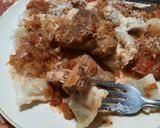Foto del paso 8 de la receta: Salsa de falda con ravioles