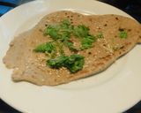 A picture of step 5 of Butter Garlic Naan with rye, barley and wheat flours.