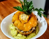 Foto del paso 3 de la receta: PIMIENTOS AMARILLOS, 🌶️🌶️con Relleno Árabe con Berenjenas🍆🍆 y Arroz...!