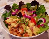 Foto del paso 6 de la receta Ensalada🥗🍗 de pollo con salsa de mostaza dulce 🍯