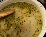 Tárkonyos zöldbableves recept fázis 4 fotója