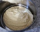 A picture of step 5 of Moong dal dhokla.