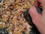 Kurupuk banjur sambal oncom