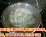 Foto del paso 3 de la receta Puré de cebolla al huevo batido