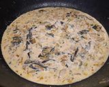 Foto del paso 6 de la receta: Bacalao cremoso con verduritas y trompeta de la muerte