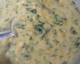 A picture of step 6 of Corn Methi curry.