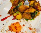 A picture of step 5 of Pav Upma.