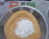A picture of step 4 of Wheat Laddu.