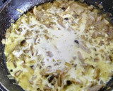 Foto del paso 7 de la receta: Espaguetis con pollo y champiñones a la crema