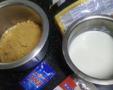 A picture of step 1 of Parle ji cake.