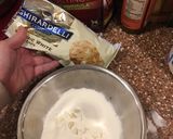 A picture of step 4 of Key Lime white Chocolate Macadamia Nut mug cake.