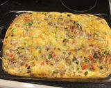A picture of step 9 of Southwest breakfast lasagna.