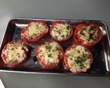 Une image de l'étape 7 de Tomates aux épices, persil et parmesan.