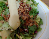 Foto del paso 7 de la receta: Ensalada tibia amb, Gouda, champinyons, bacon i cruient de cebolla