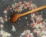 Káposztaágyon főtt gőzgombóc sült oldalassal recept fázis 2 fotója