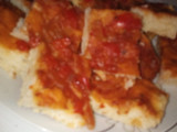 Pizza masa batida de queso