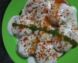 A picture of step 11 of Dahi Bhalle Dahi Wada.