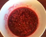 A picture of step 2 of Easy Raspberry sauce.