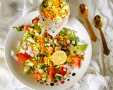 A picture of step 4 of Kara pori chaat (Crunchy and Flavorful Evening Snacks).