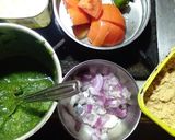 চিকেন ইন গ্রীন মশালা (chicken in green masala recipe in Bengali) রেসিপি ধাপ - 1 ছবি