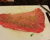 A picture of step 3 of Brad's crab roll ups.