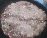 A picture of step 6 of Ragi roti / Ragi talipat.