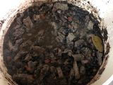 Porotos negros con arroz blanco