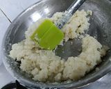 A picture of step 3 of Desiccated Coconut Burfi (Instant Naralachi Vadi).