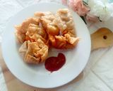 Foto langkah ke 4 dari resep Pangsit Goreng Baso Ayam.