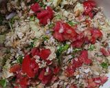 A picture of step 2 of Red poha-Sweet potato cutlet.