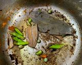 A picture of step 4 of Smoke Veggie Biryani.
