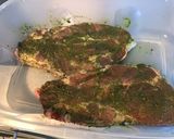 Une image de l'étape 3 de Côtes de porc marinées ail persil à la plancha.