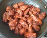 A picture of step 2 of Chicken tikka biryani with boondi raita.