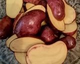 Une image de l'étape 1 de Pomme de terre désirée🥔 fondue aux quatre fromages🧀🌶️.