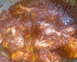 A picture of step 5 of Chicken curry.