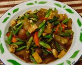 Foto langkah ke 7 dari resep Oseng Buncis dan Kikil.