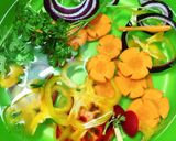 Hình bước làm 1 của món Miến Xào Tôm Ghẹ
