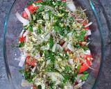 Foto del paso 8 de la receta: Tomates con huevos, cebollas y atún con costra de queso