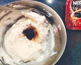A picture of step 1 of Dalgona Coffee Shrikhand Shots.