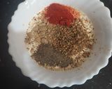 A picture of step 3 of Caribbean dip.