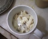 A picture of step 5 of Instant Mug Pasta.